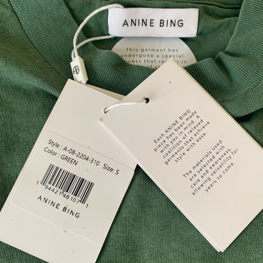 Anine Bing Ashton Bing Live Tee NEW Size Small - Picture 14 of 16